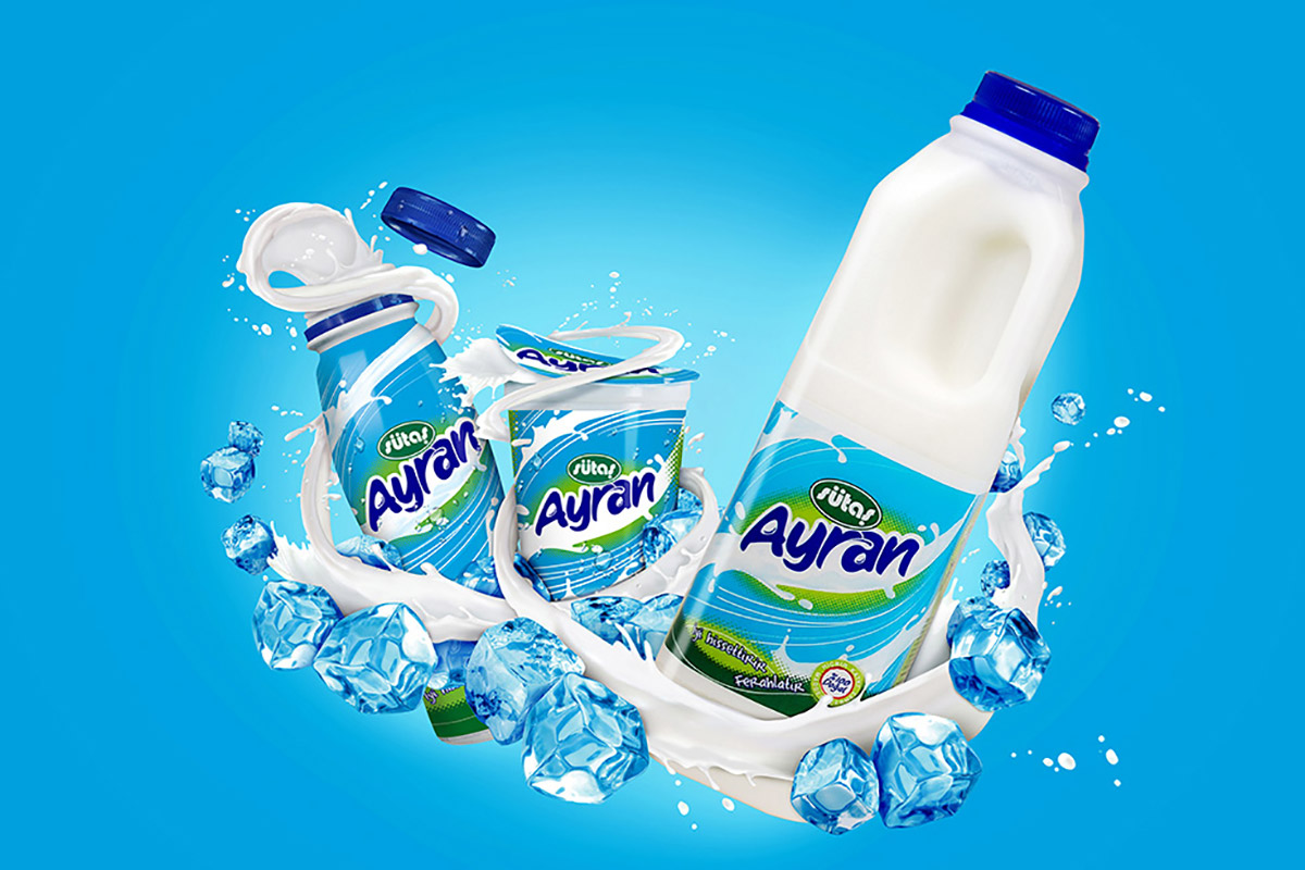 Sütaş Ayran bottle range