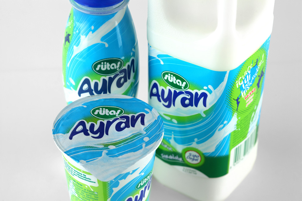 Sütaş Ayran label detail