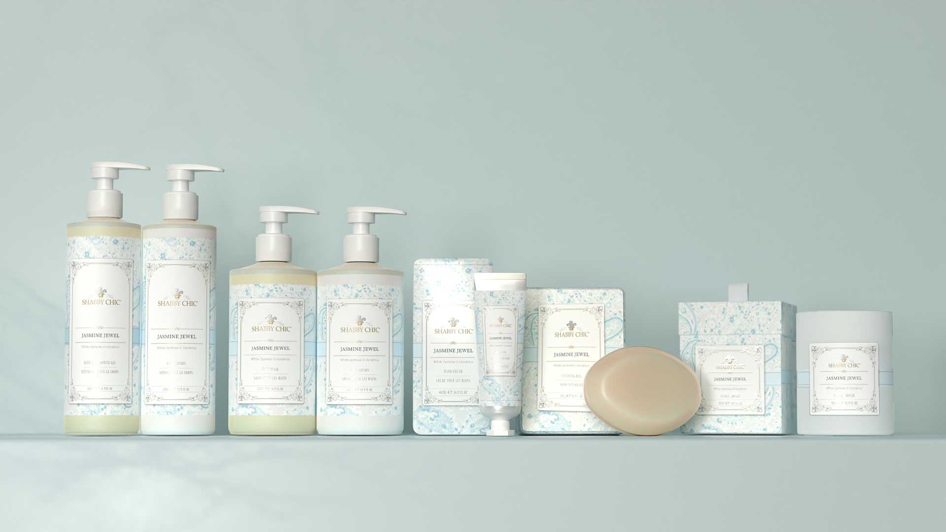 Jasmine Jewel White Jasmine & Gardenia bath and body range