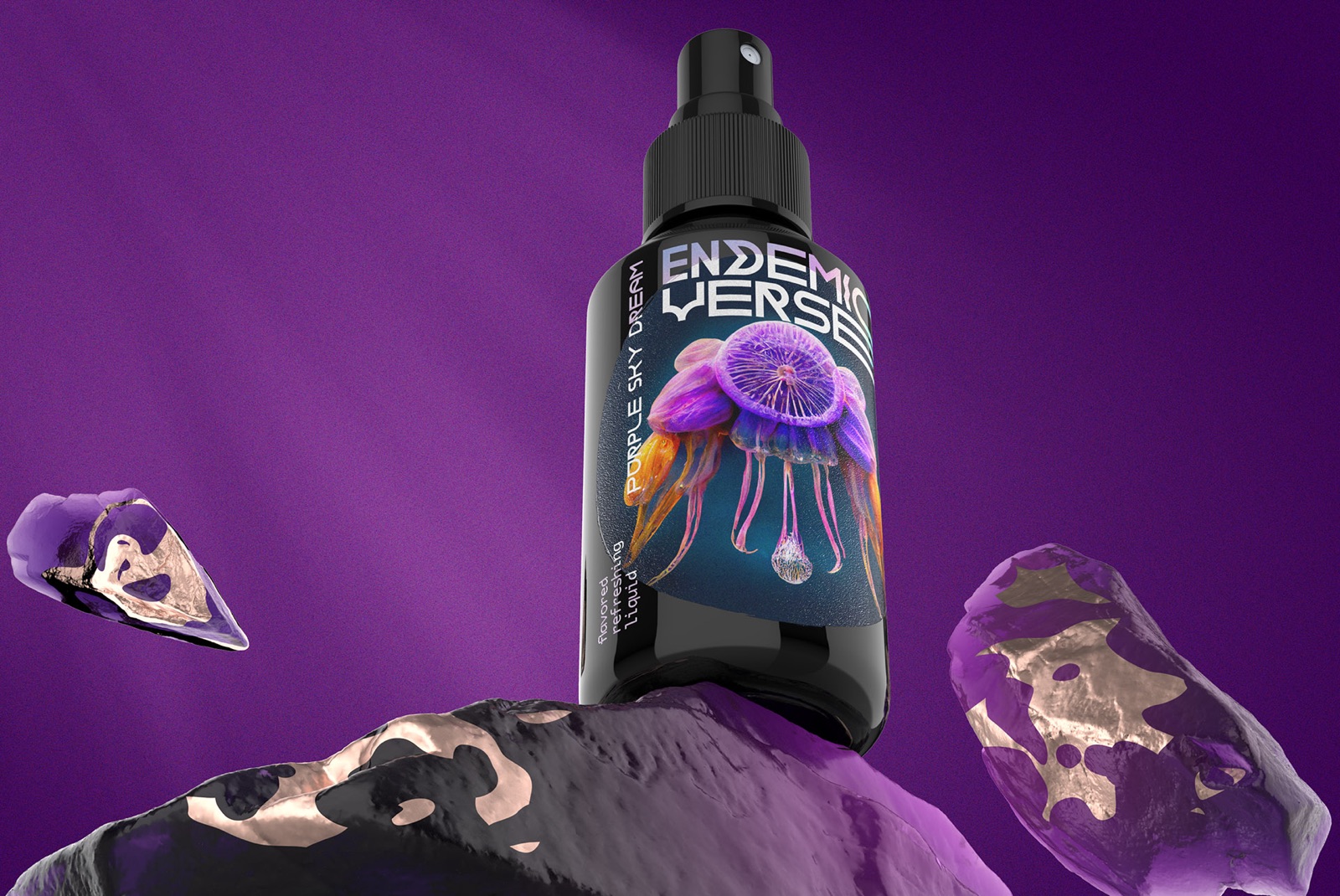 Endemic Verse range with AI-generated artwork