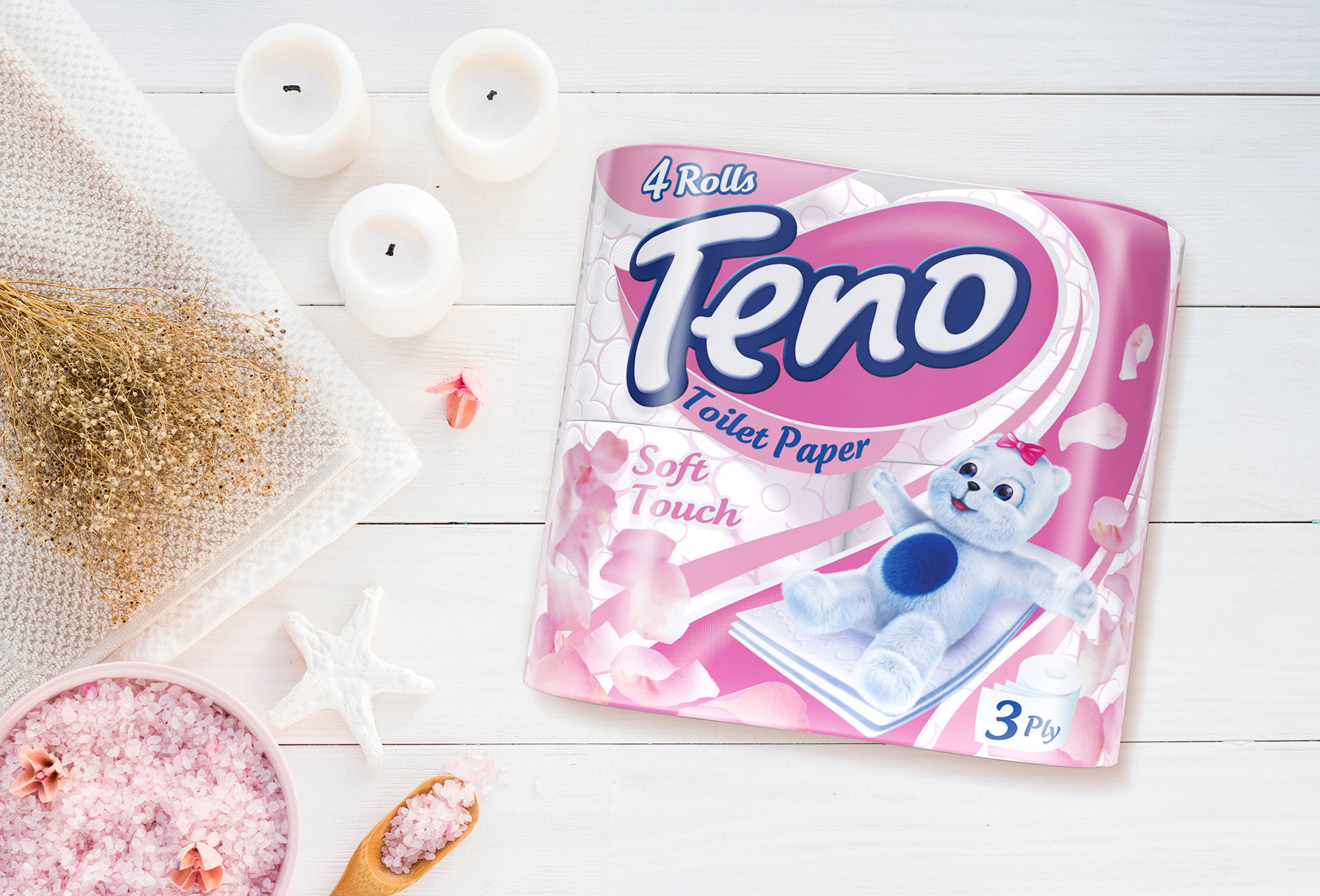 teno toilet paper packaging design